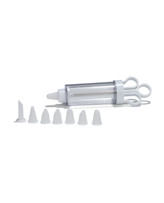 Seringa cu 8 duiuri pentru decorat prajituri, 19 cm - PATISSE